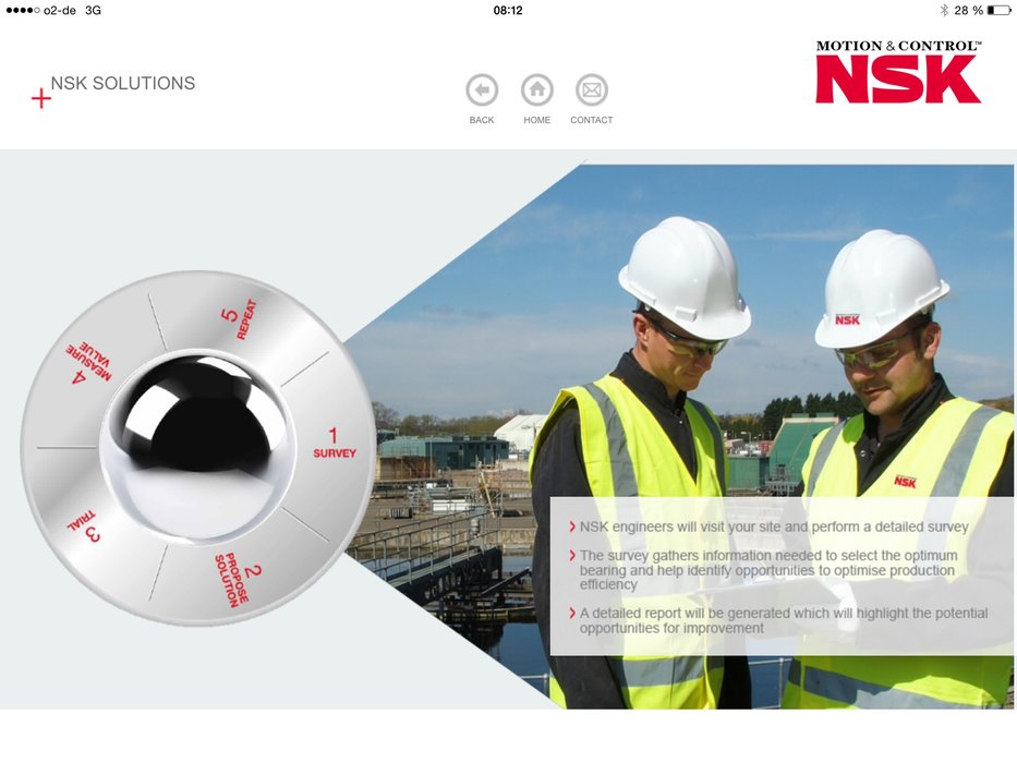 La actualización de la aplicación NSK Solutions App aporta todavía más valores